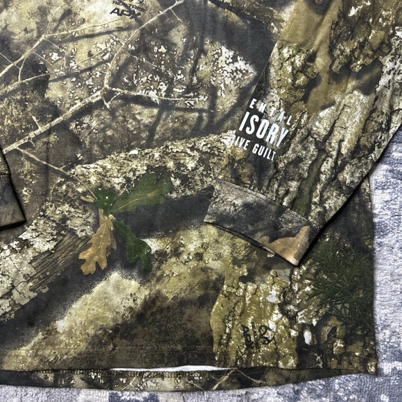 Thrown Band Tour Shirt Excessive Guilt Realtree Camo Long Sleeve Metal Hardcore - Picture 8 of 13